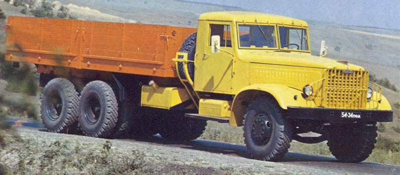 Масштабная модель КрАЗ-219Б (1966-69) экспортный