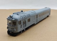 Масштабная модель 1:87 Головной вагон дизель-поезда Д1 с журналом № (Наши Поезда. Modimio)