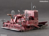 Коллекционная масштабная модель 1:43 Асфальтоукладчик Д-150Б (со следами эксплуатации) (ModelPro)