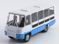 Масштабная модель 1:43 Мелкосерийный автобус КАвЗ-3275 с журналом №63 (Наши Автобусы. Modimio)