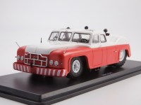 Масштабная модель 1:43 Аэродромный тягач МАЗ-541, красный, белый (ModelPro)