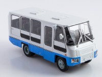 Масштабная модель 1:43 Мелкосерийный автобус КАвЗ-3275 с журналом №63 (Наши Автобусы. Modimio)