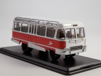 Масштабная модель 1:43 Автобус АВП-51, бело-красный (ModelPro)