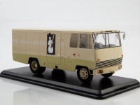 Масштабная модель 1:43 Фургон Икарус-404, Ikarus-404, бежевый (ModelPro)