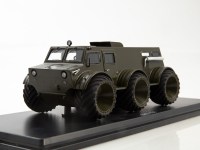 Масштабная модель 1:43 Самоходное транспортное средство 6х6 ЗиЛ-136, хаки (ModelPro)