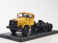 Масштабная модель 1:43 Экспериментальный седельный тягач ЗиЛ-Э133ВЯТ, желтый (ModelPro)