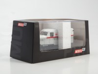 Масштабная модель 1:43 Санитарная моторная дрезина СМД, белая (ModelPro)