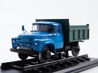 Масштабная модель 1:43 Дрезина ЗиЛ-ММЗ-4502, самосвал на рельсовом ходу (ModelPro)