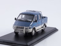 Масштабная модель 1:43 Опытный грузопассажирский автомобиль 4х4 Горький -330279 Тандем, 1996 г. (ModelPro)