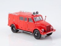 Масштабная модель 1:43 Автомобиль пожарный штабной АШ (51) на шасси Горький-51 (ModelPro)