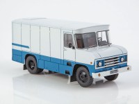 Масштабная модель 1:43 Полукапотный фургон ТА-3761, ХЛЕБ, белый, синий (ModelPro)