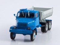 Масштабная модель 1:43 Чехословацкий трехосный полноприводный самосвал Praga V3S S1, синий, серый, Автоистория (АИСТ)