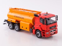 Масштабная модель 1:43 Автоцистерна Бецема АЦ/АТЗ-16 на трехосном шасси 6х4 KAMAZ-65207-87, Автоистория (АИСТ)