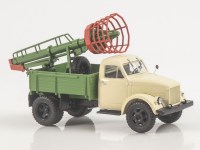 Масштабная модель 1:43 Телескопическая вышка ТВГ-15М, на шасси автомобиля 4х2 Горький-51А, Автоистория (АИСТ)