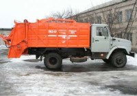 Масштабная модель 1:43 Мусоровоз МКЗ-10 (4333), (МКЗ-22003), на шасси автомобиля 4х2  ЗиЛ-4333, Автоистория (АИСТ)