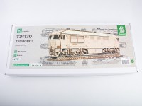 Сборная деревянная модель 1:43 Советский тепловоз ТЭП70 (Baumi)