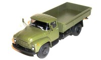 Коллекционная масштабная модель 1:43 ЗиЛ-130, образца 1976г, хаки (Автоистория)