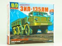 Комплект для самостоятельной сборки 1:43 Бортовой автомобиль 8х8 ЗиЛ-135ЛМ (AVD Models)