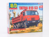 Сборная модель 1:43 Полноприводный бескапотный самосвал 6х6 Татра 815S3, Tatra 815S3, перевыпуск (AVD Models)