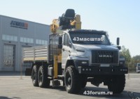 Кабина для масштабной модели 1:43 Миасский Грузовик Некст (Мастерская КИТ)