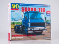 Сборная модель 1:43 Седельный тягач 4х2 Шкода, Skoda-110 (AVD Models)