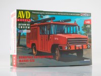 Сборная модель 1:43 Пожарный автомобиль Ikarus-526 (AVD Models, смола)