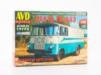 Сборная модель 1:43 Автофургон Тарту ТА-943 (AVD Models, смола)