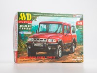 Сборная модель 1:43 Опытный пикап Горький-230812 "Атаман" (AVD Models, смола)