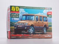 Сборная модель 1:43 Опытный внедорожник Горький-230810 "Атаман" (AVD Models, смола)