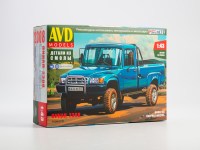 Сборная модель 1:43 Опытный пикап Горький-2308 "Атаман" (AVD Models, смола)