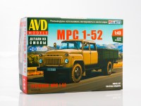 Сборная модель 1:43 Бортовой грузовик с двойной кабиной 4х2 МРС 1-52 (AVD Models, смола)