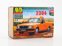 Сборная модель 1:43 Пикап на базе "Волги" Горький-2304 "Бурлак" (AVD Models, смола)