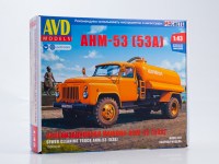 Сборная модель 1:43 Ассенизационная машина АНМ 53 (53А) на шасси автомобиля 4х2 Горький-53А (AVD Models)