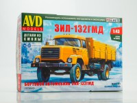 Сборная модель 1:43 Экспериментальный дизельный бортовой грузовик 4х2 ЗиЛ-132ГМД (-130ГМД) (AVD Models, смола)