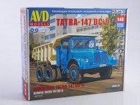 Сборная модель 1:43 Полноприводный самосвал 6х6 Татра, Tatra-147 DC-5 (AVD Models)
