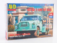 Сборная модель 1:43 Полноприводный капотный седельный тягач 6х6 Татра T-148NT, Tatra T-148NT (AVD Models)