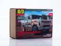 Сборная модель 1:43 Опытный военный внедорожник МАМИ (AVD Models, смола)