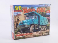 Сборная модель 1:43 Полноприводный капотный самосвал 6х6 Татра Т163 Ямал, Tatra T163 Jamal (AVD Models)