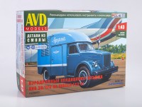 Сборная модель 1:43 Аэродромный кондиционер воздуха АКВ-30\120 на шасси Горький-51 (AVD Models, смола)