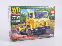 Сборная модель 1:43 Седельный тягач 4х2 МАЗ-5432, опытный образец 1973-1974 г. (AVD Models, смола)