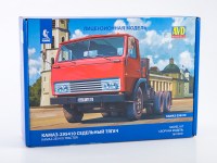 Сборная модель 1:43 Экспериментальный седельный тягач 6х4 КАМАЗ-2Э5410 (AVD Models)