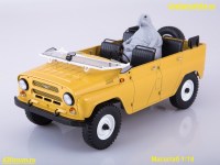 Коллекционная масштабная модель 1:18 Автомобиль 4х4 УАЗ-469 (31512) открытый, бежевый. (Start Scale Models)