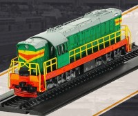 Масштабная модель 1:87 Чехословацкий маневровый тепловоз ЧМЭ3 с журналом №2 (Наши Поезда. Modimio)