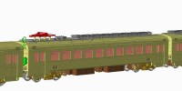 Масштабная модель 1:87 Моторный вагон ЭД4М с журналом № (Наши Поезда. Modimio)