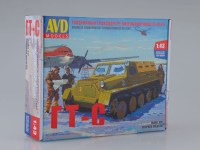 Сборная модель гусеничный транспортер-снегоболотоход ГТ-С, AVD Models (Автомобиль в деталях by SSM)