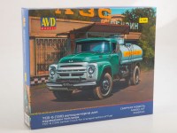 Сборная модель 1:35 Автоцистерна для перевозки топлива ТСВ-6 на шасси 4х2 ЗиЛ-130, ранняя облицовка радиатора (AVD Models)