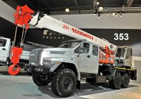 Комплект для сборки: металлическая рама 1:43 шасси из Миасса 6х6 Некст, база 4755 (Клен)