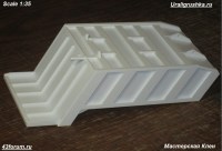 Пластиковый комплект для самостоятельной сборки 1:35 самосвальный кузов для модели Урал-4320 от Звезды (Клен)