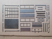 Сборная модель 1:43 Кузов сельскохозяйственного самосвала ЗиЛ-ММЗ-554М, поздний, с надрамником для шасси ЗиЛ-130 (Клен) 