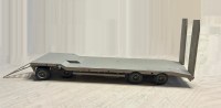 Сборная модель 1:43 Четырехосный низкорамный прицеп-трал ТСМ с поворотной тележкой (Клен)